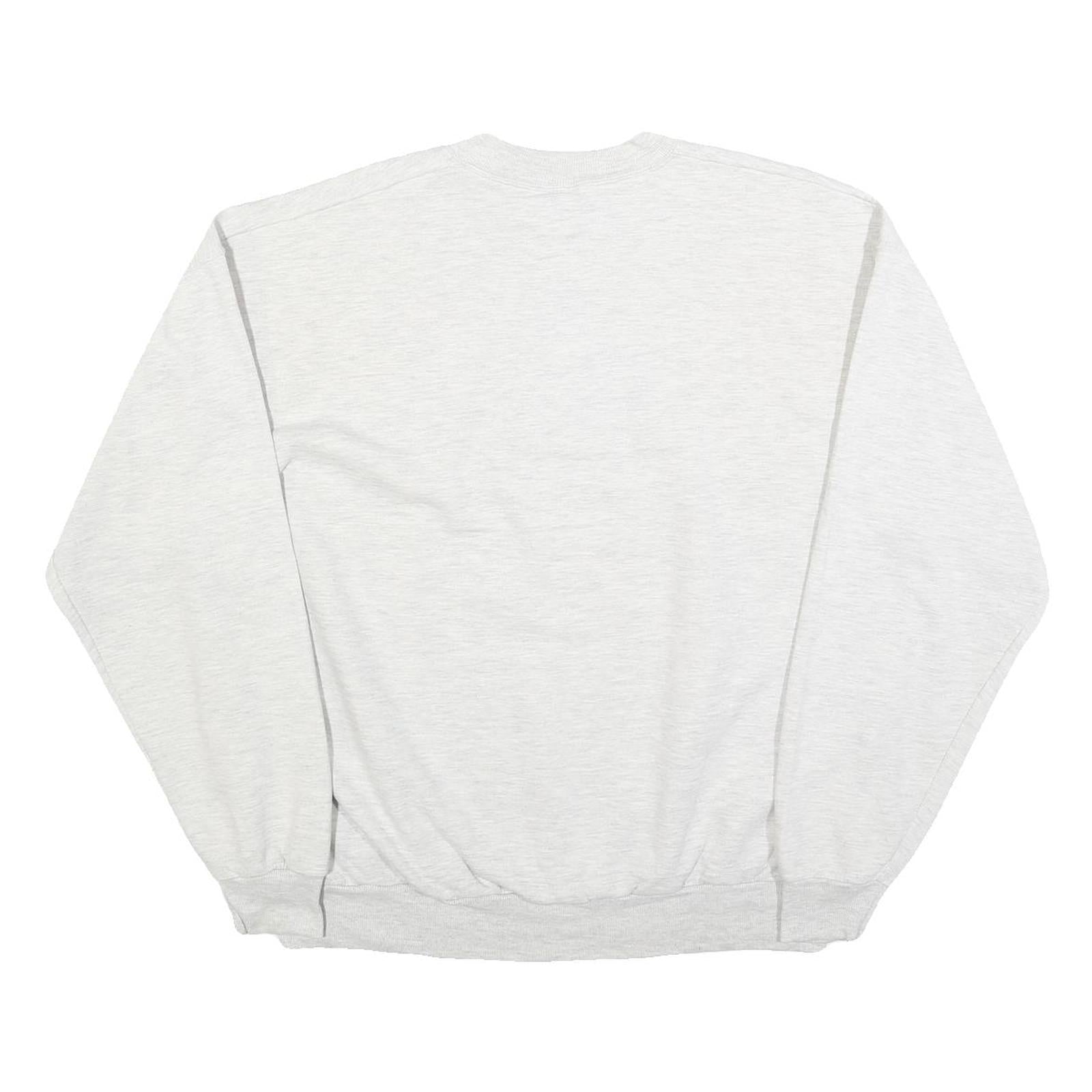 JERZEES Mens White Golden Gophers Crew Neck XL Cotton Blend Sweatshirt