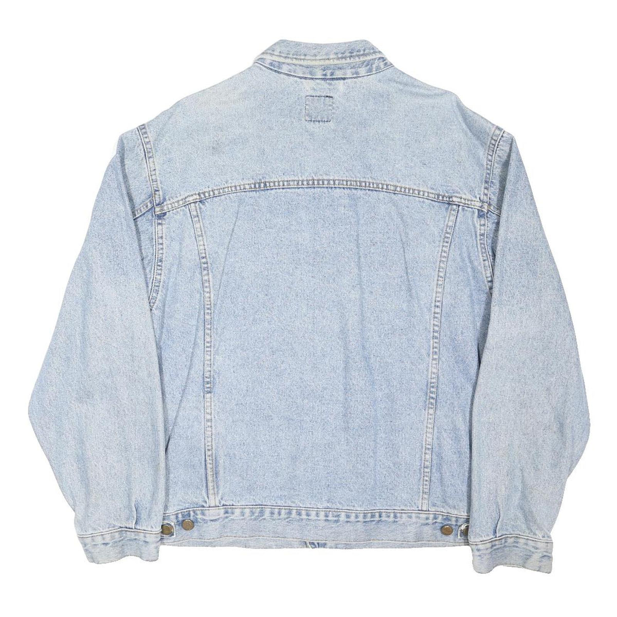 LEE Mens Blue Denim Jacket XL Cotton Blend Button Closure Classic Fit Casual