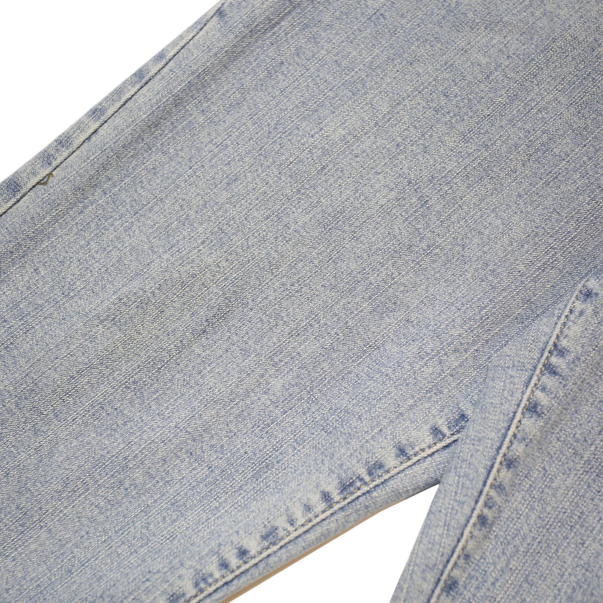 LEVI'S 550 Womens Blue Relaxed Straight Denim Light W32 L30 Cotton Blend Zip