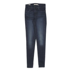 LEVI'S 720 Womens Slim Blue Denim Medium Wash Jeans W25 L30 Stylish Zip Closure