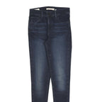 LEVI'S 720 Womens Slim Blue Denim Medium Wash Jeans W25 L30 Stylish Zip Closure