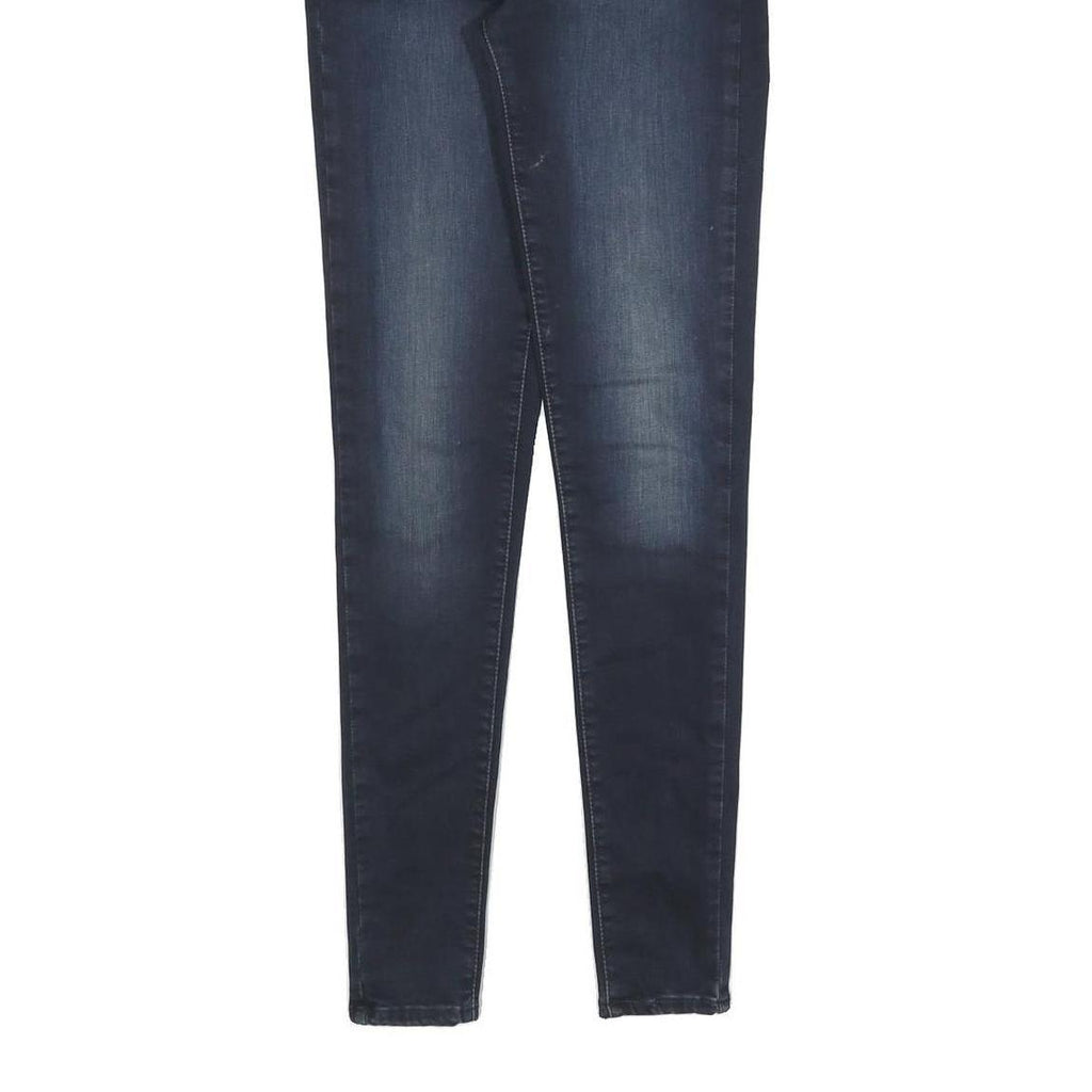 LEVI'S 720 Womens Slim Blue Denim Medium Wash Jeans W25 L30 Stylish Zip Closure