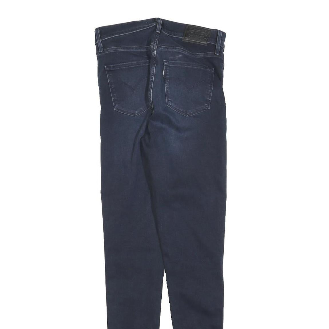 LEVI'S 720 Womens Slim Blue Denim Medium Wash Jeans W25 L30 Stylish Zip Closure