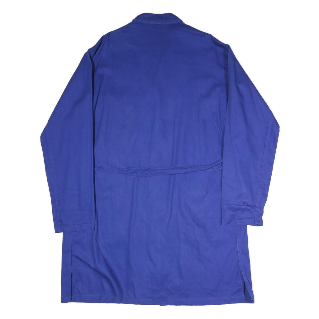 TEXXOR Mens Blue Workwear Cotton Blend Jacket XL Plain Button Closure