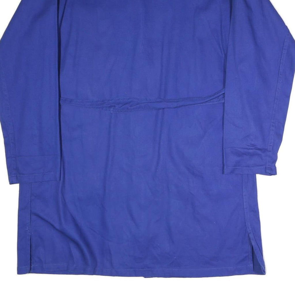 TEXXOR Mens Blue Workwear Cotton Blend Jacket XL Plain Button Closure