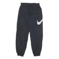 NIKE Mens Joggers Black S W26 L27 Slim Tapered Logo Sweatpants Lightweight
