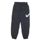 NIKE Mens Joggers Black S W26 L27 Slim Tapered Logo Sweatpants Lightweight
