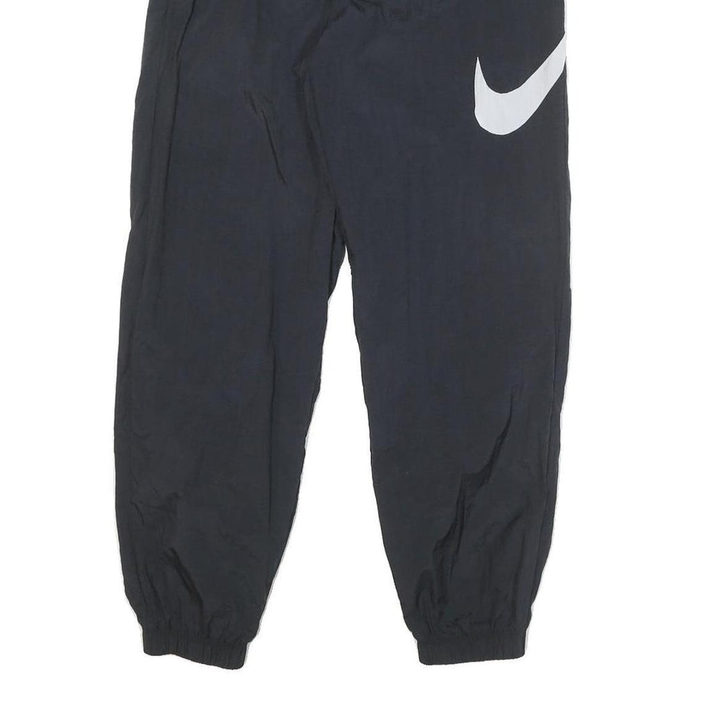 NIKE Mens Joggers Black S W26 L27 Slim Tapered Logo Sweatpants Lightweight