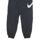 NIKE Mens Joggers Black S W26 L27 Slim Tapered Logo Sweatpants Lightweight