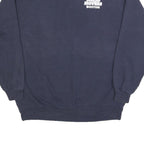 LEE Mens Navy Blue Sweatshirt Crew Neck L Walsh Movers Boston Graphic Print