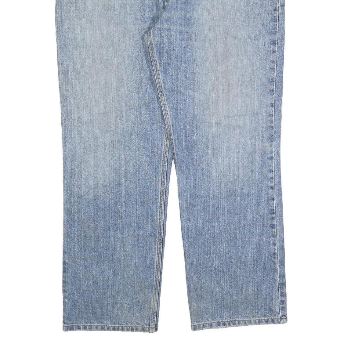 CARHARTT Mens Regular Fit Blue Denim Jeans W38 L30 Classic Cotton Blend Zip