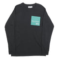ADIDAS Mens Black EQT Long Sleeve Crew Neck Graphic T-Shirt M