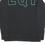 ADIDAS Mens Black EQT Long Sleeve Crew Neck Graphic T-Shirt M