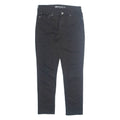 LEVI'S Womens Jeans Black Regular Tapered W28 L27