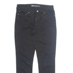 LEVI'S Womens Jeans Black Regular Tapered W28 L27