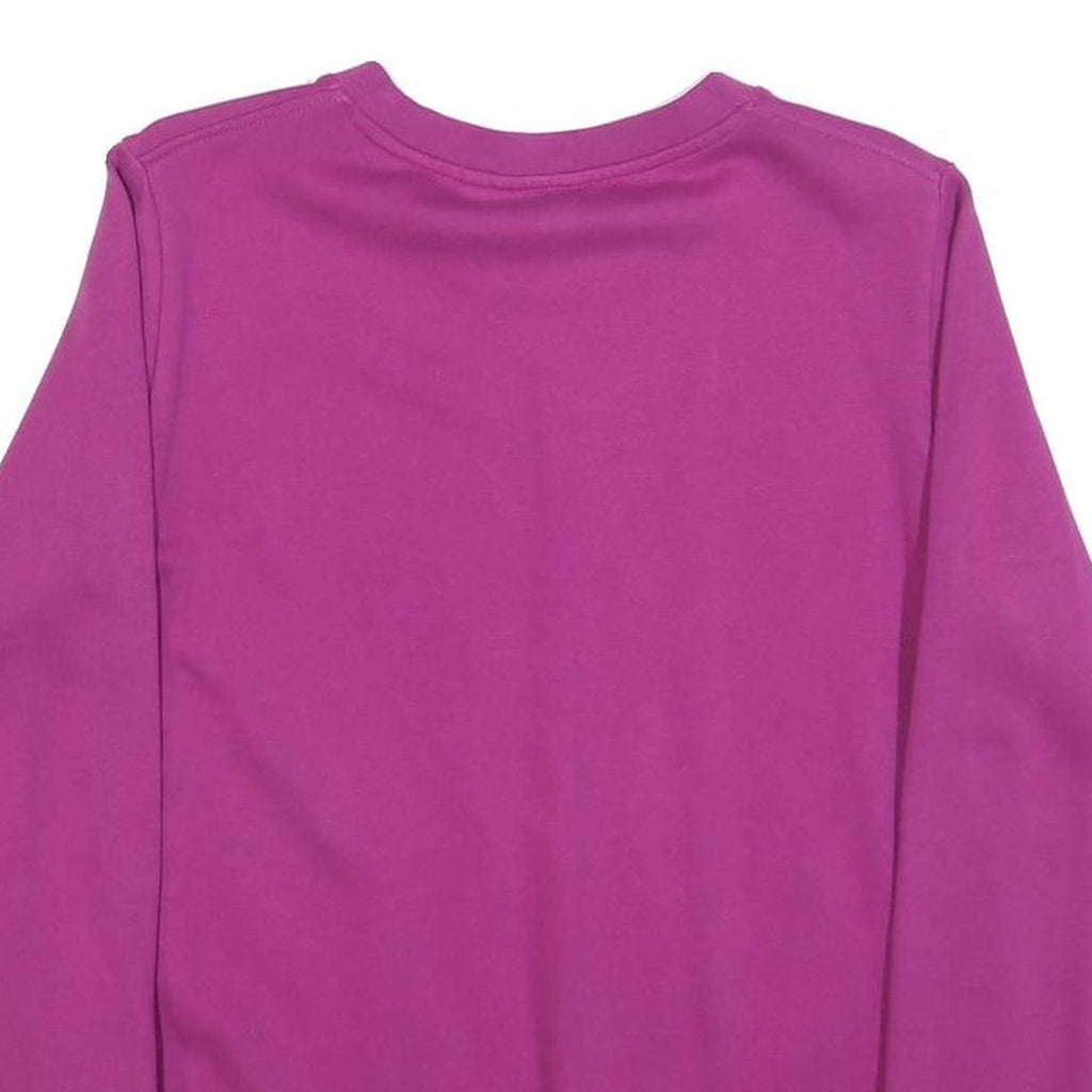 WRANGLER Womens Pink Crew Neck XS Sweatshirt Cotton Blend Pullover Casual