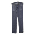 CARHARTT Mens Jeans Blue Slim Skinny Denim Medium W32 L34 Zip Closure