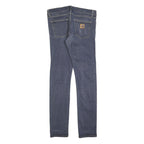 CARHARTT Mens Jeans Blue Slim Skinny Denim Medium W32 L34 Zip Closure