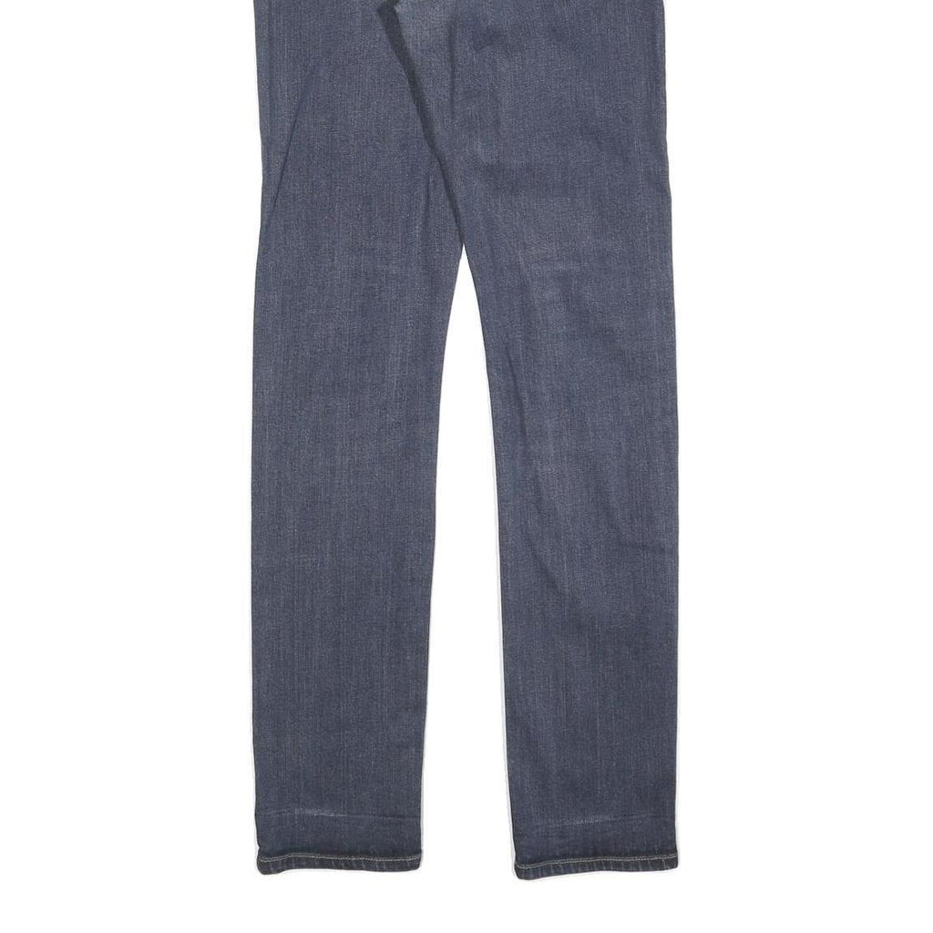 CARHARTT Mens Jeans Blue Slim Skinny Denim Medium W32 L34 Zip Closure