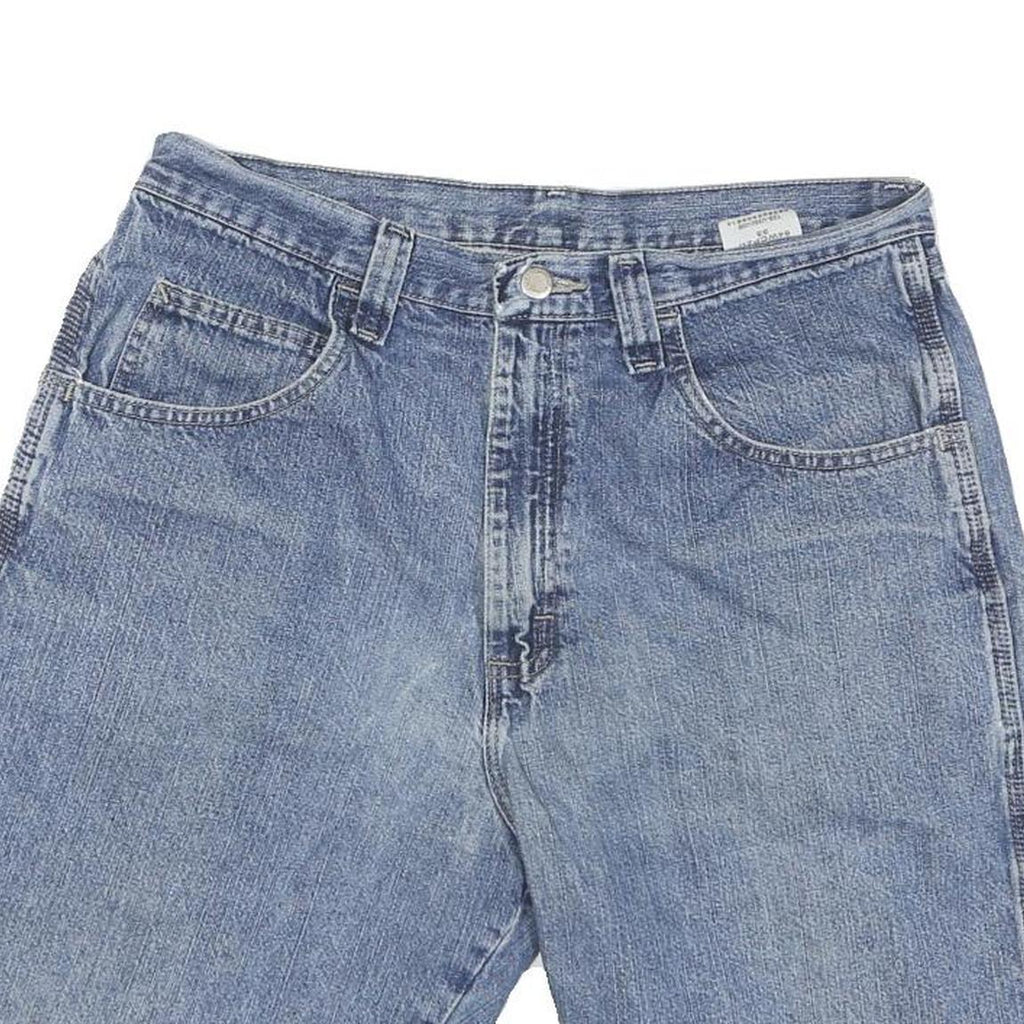 WRANGLER Mens Denim Blue Casual Shorts M W32 Workwear Cotton Blend