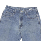 WRANGLER Mens Denim Blue Casual Shorts M W32 Workwear Cotton Blend