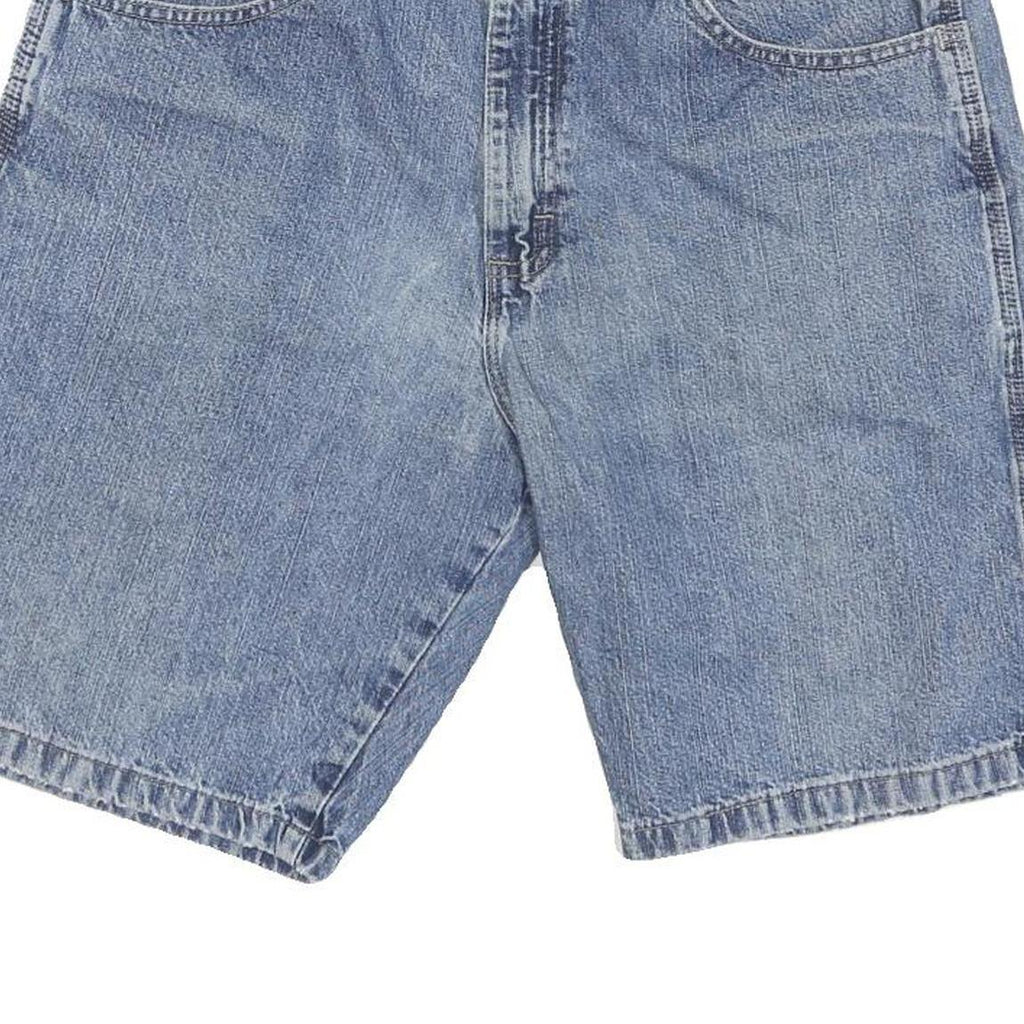 WRANGLER Mens Denim Blue Casual Shorts M W32 Workwear Cotton Blend