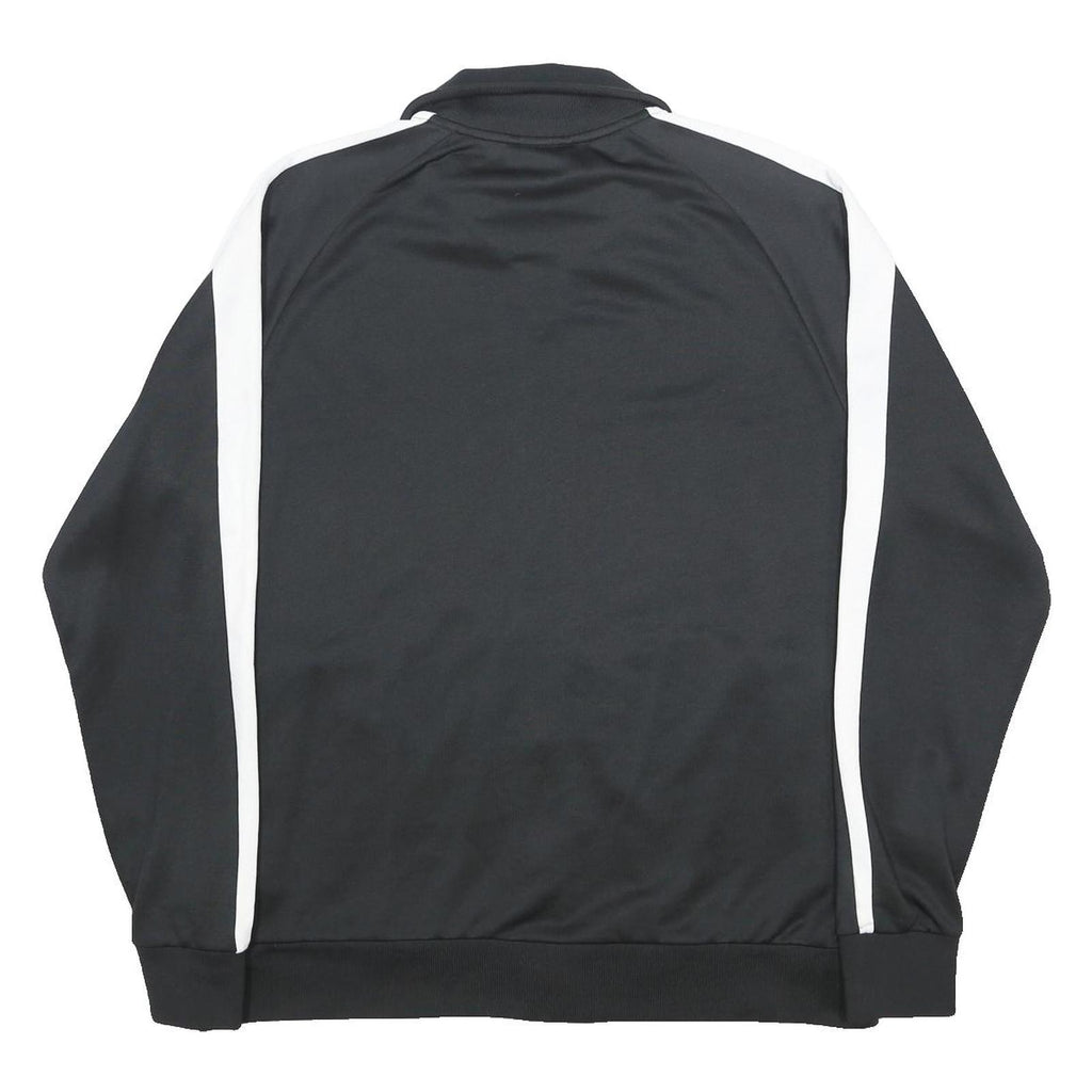PUMA Mens Black & White Track Jacket XL Polyester Zip Plain Sportswear