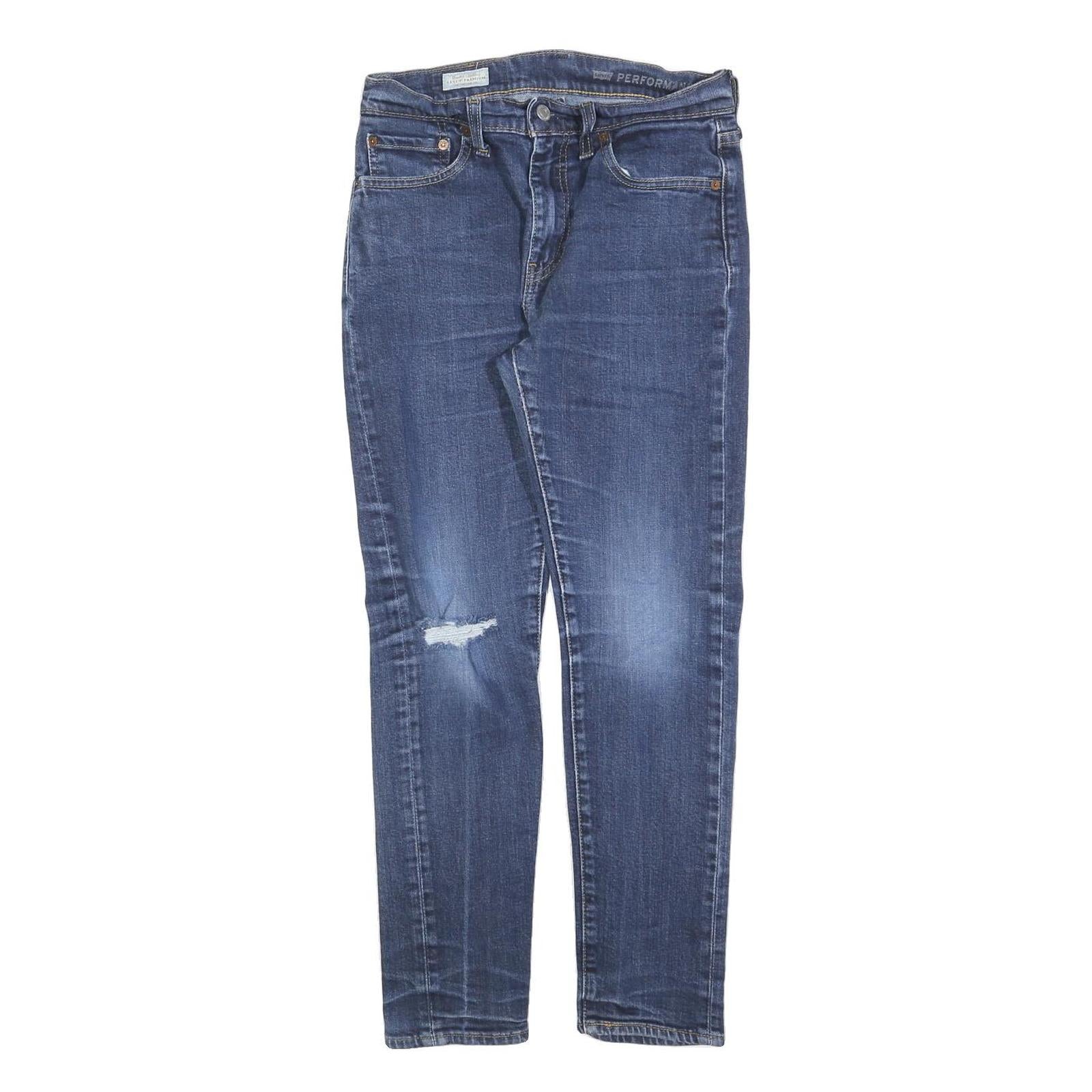 LEVI'S 512 Big E Mens Jeans Blue Slim Skinny Denim Medium W29 L27 Stretch