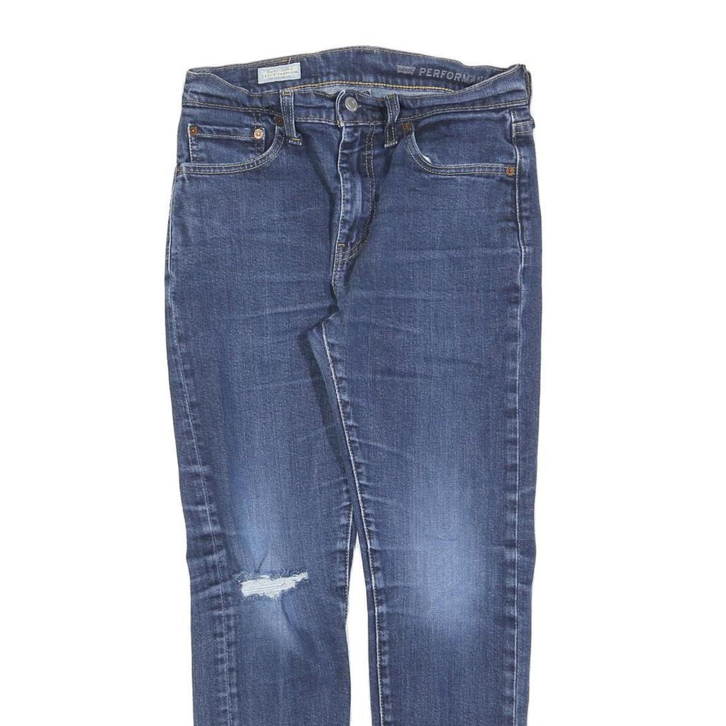 LEVI'S 512 Big E Mens Jeans Blue Slim Skinny Denim Medium W29 L27 Stretch