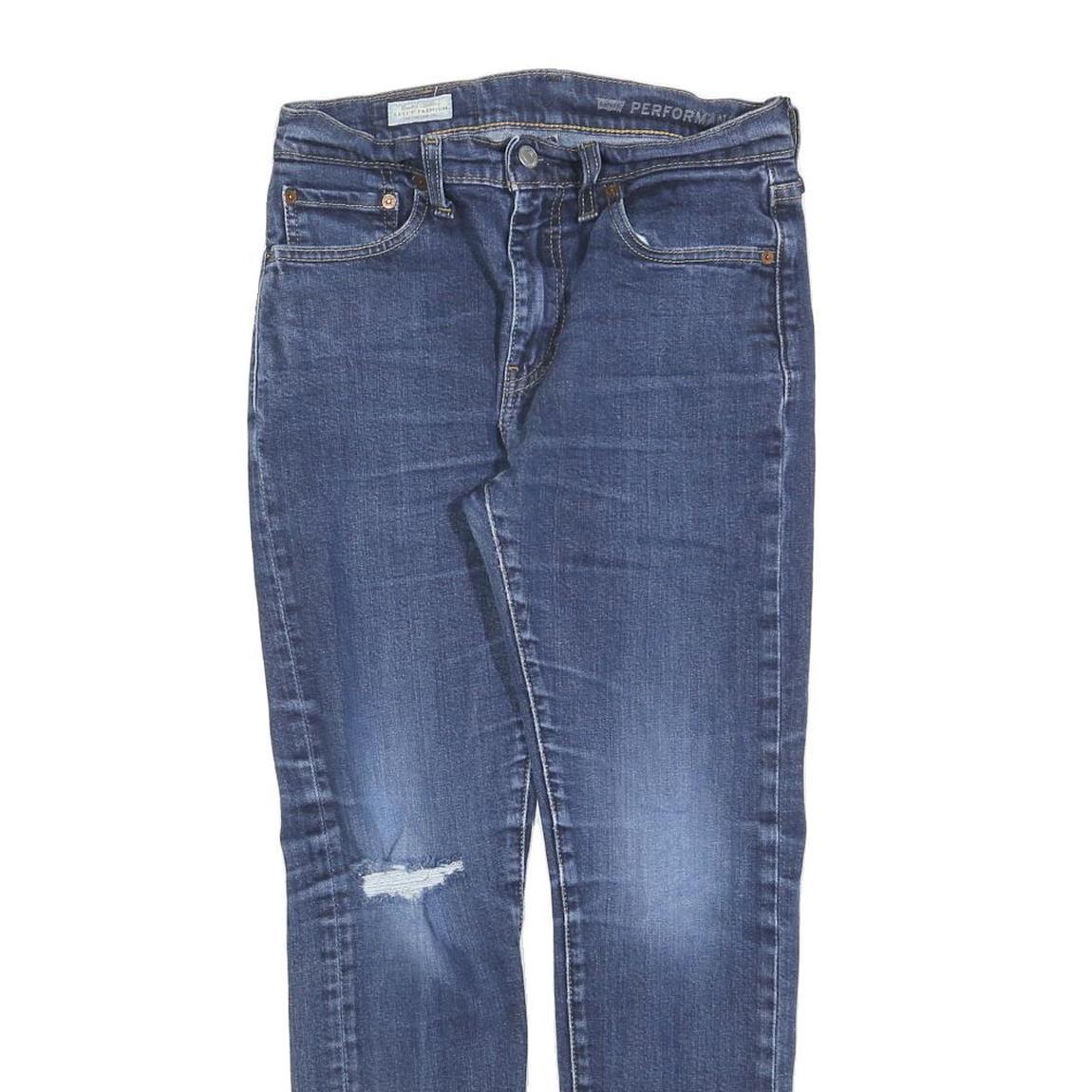 LEVI'S 512 Big E Mens Jeans Blue Slim Skinny Denim Medium W29 L27 Stretch