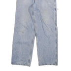 CARHARTT Mens Jeans Blue Regular Straight Denim Light W30 L27 Workwear Casual