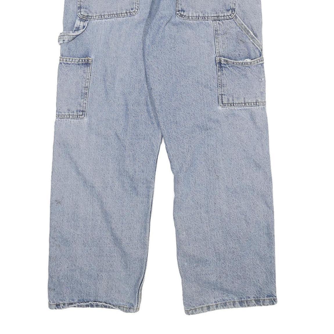 CARHARTT Mens Jeans Blue Regular Straight Denim Light W30 L27 Workwear Casual