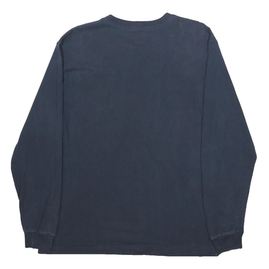CARHARTT Mens Blue Pocket Long Sleeve Crew Neck T-Shirt M Cotton Casual