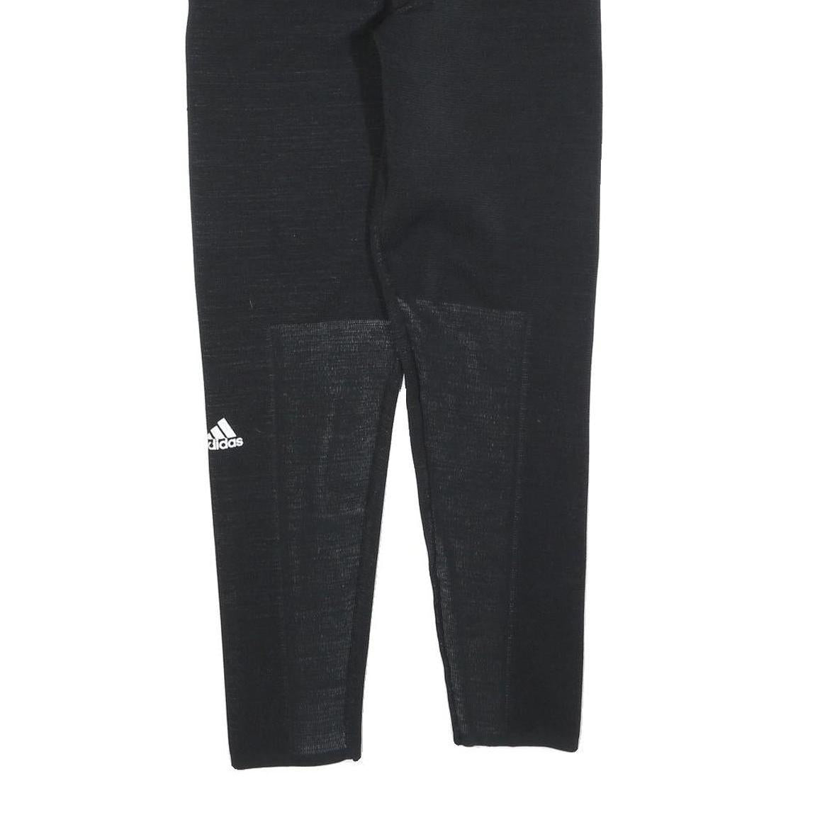 ADIDAS Womens Joggers Black Slim Tapered S W26 L28 Sportswear Activewear