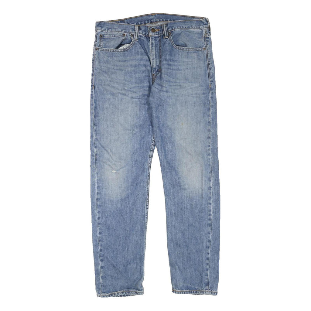 LEVI'S 508 Tapered Womens Jeans Blue Regular Cotton Blend W34 L34 Zip