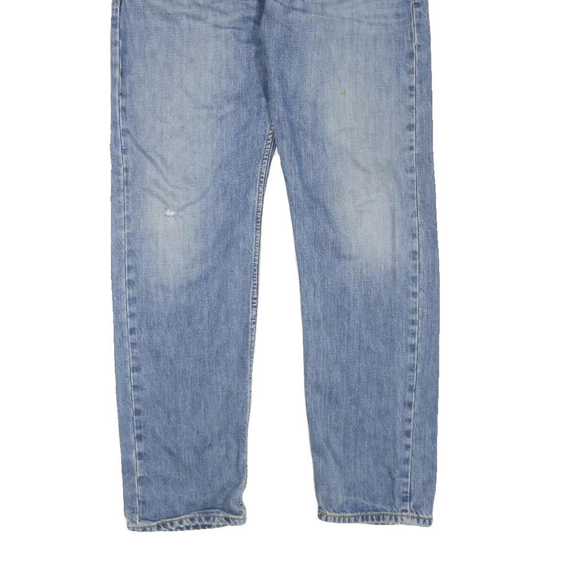 LEVI'S 508 Tapered Womens Jeans Blue Regular Cotton Blend W34 L34 Zip