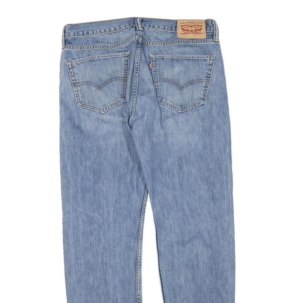 LEVI'S 508 Tapered Womens Jeans Blue Regular Cotton Blend W34 L34 Zip