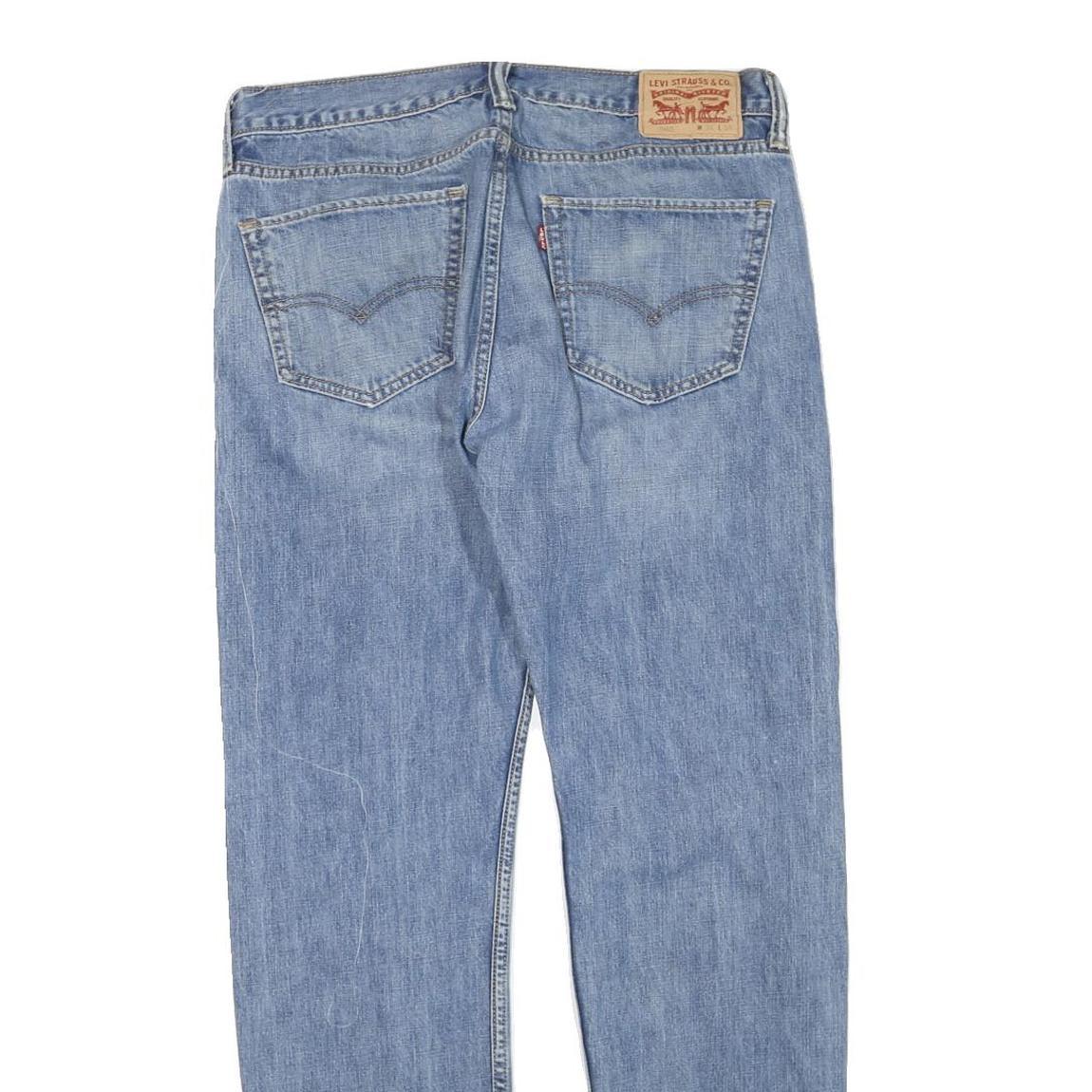 LEVI'S 508 Tapered Womens Jeans Blue Regular Cotton Blend W34 L34 Zip