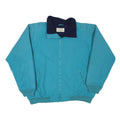 ST JOHNS BAY Mens Blue Bomber Jacket XL Polyester Blend Zip Plain Casual Outdoor