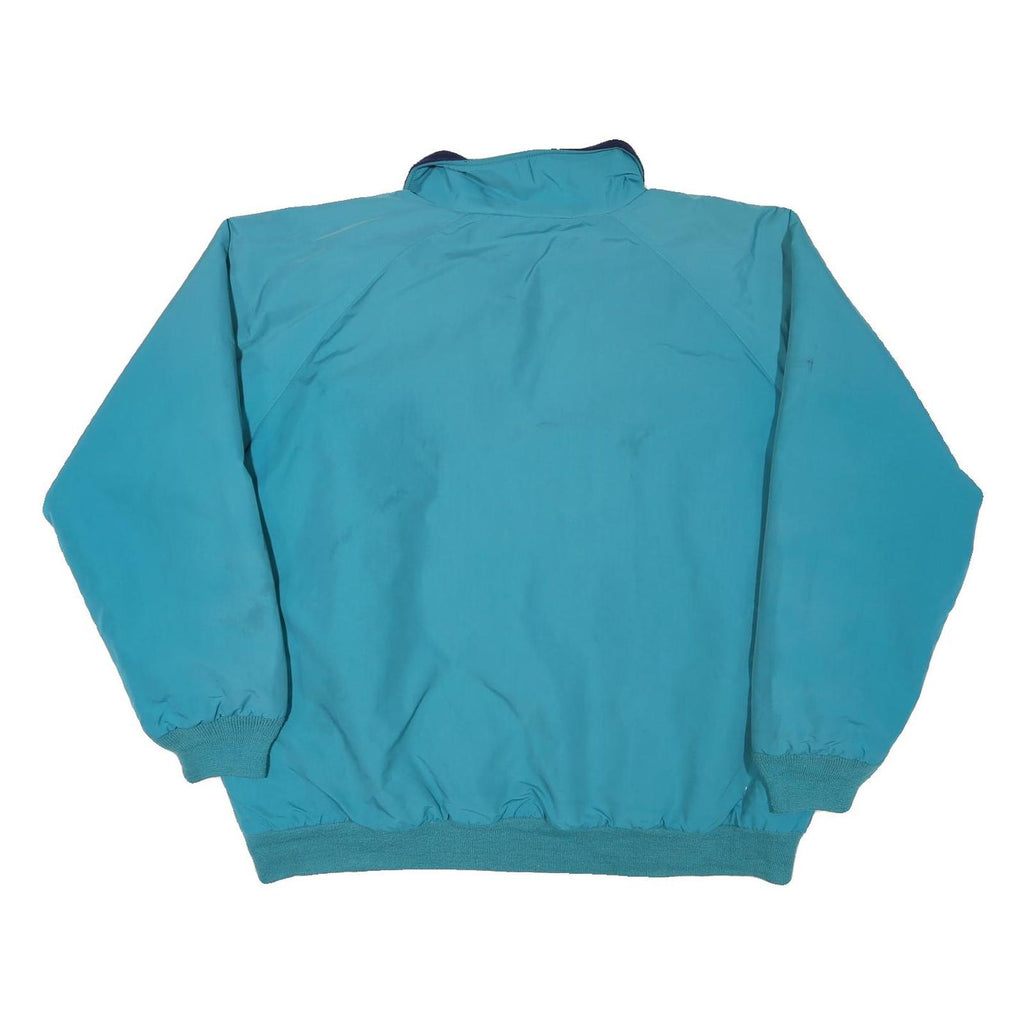 ST JOHNS BAY Mens Blue Bomber Jacket XL Polyester Blend Zip Plain Casual Outdoor