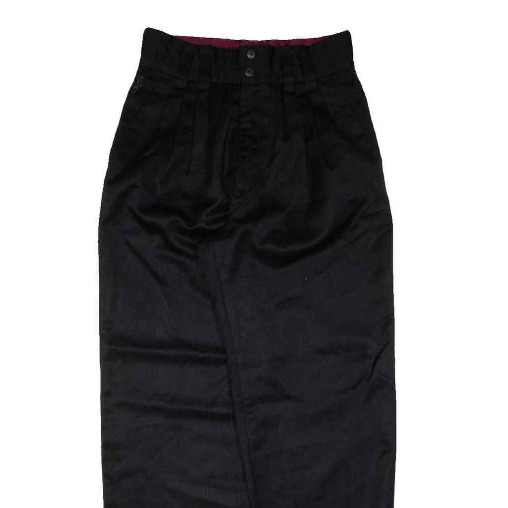 Womens Trousers Black Loose Tapered W29 L31