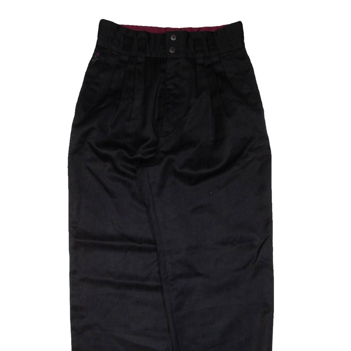 Womens Trousers Black Loose Tapered W29 L31