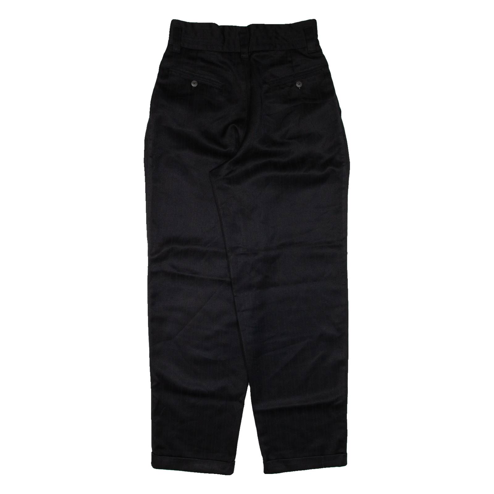 Womens Trousers Black Loose Tapered W29 L31