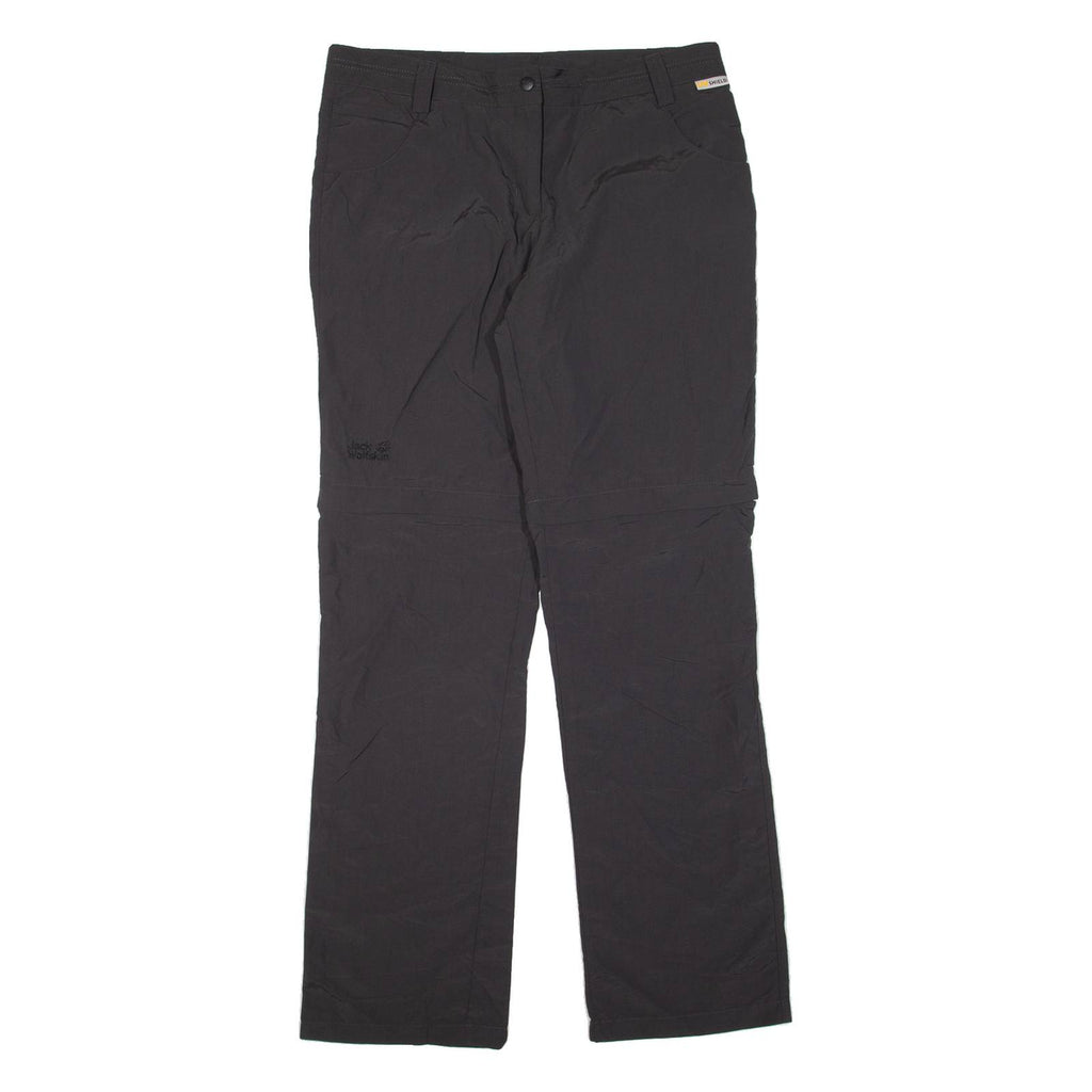 JACK WOLFSKIN Outdoor Womens Trousers Black Regular Straight W32 L30