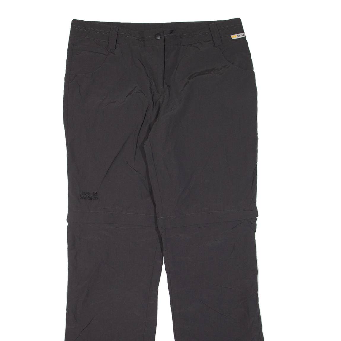 JACK WOLFSKIN Outdoor Womens Trousers Black Regular Straight W32 L30