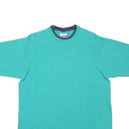 PRO SPIRIT Mens Green & Navy T-Shirt L Short Sleeve Crew Neck Cotton Blend