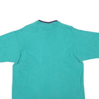 PRO SPIRIT Mens Green & Navy T-Shirt L Short Sleeve Crew Neck Cotton Blend