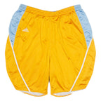 ADIDAS T-Lady Volunteers USA Womens Sports Shorts Yellow Relaxed XL W30