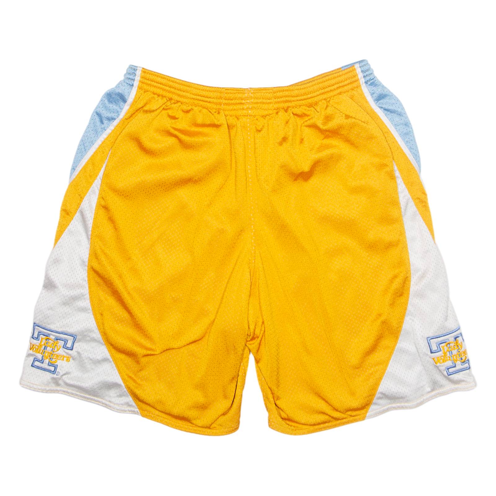 ADIDAS T-Lady Volunteers USA Womens Sports Shorts Yellow Relaxed XL W30