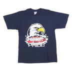 OARSMAN Mens Navy Blue Graphic T-Shirt L Short Sleeve Crew Neck Cotton Blend